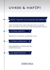 Zebechka ZEBECHKA 04 SIYAH Unisex Günes Gözlük