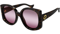 Gucci GG1257S HAVANA HAVANA RED 53-22-145 Kadin Günes Gözlügü