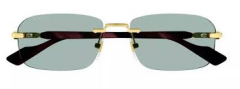 Gucci GG1221S-003 GOLD-BURGUNDY-GREEN 56-16-140 Unisex Günes Gözlük